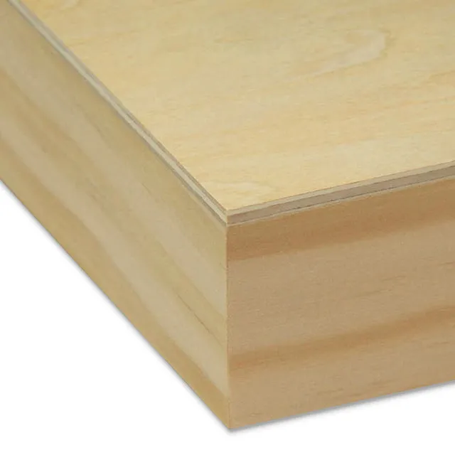 Ampersand Unprimed Basswood Artist Panel - 2-1/2" Cradle, 48" x 72"