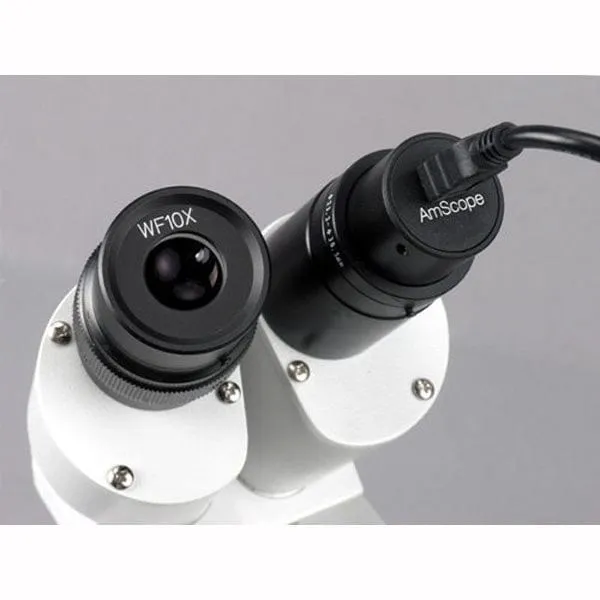 AmScope MD Series 3.0MP USB 2.0 Color CMOS Digital Eyepiece Microscope Camera with Calibration Slide