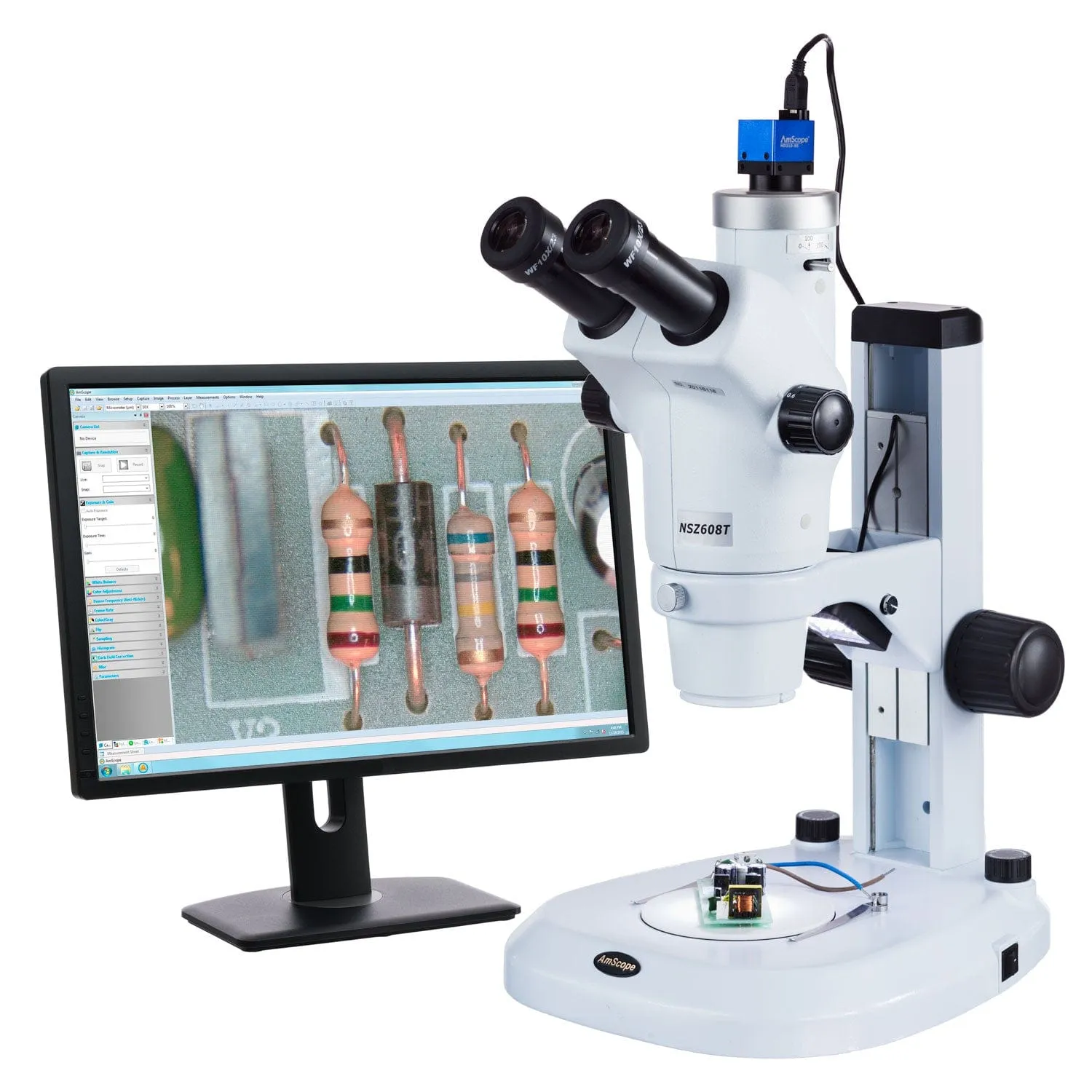 AmScope MD Series 3.1MP USB 2.0 High-speed Color CMOS C-mount Microscope Camera