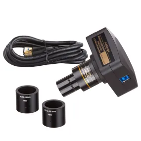 AmScope MU Series 2.3MP USB 3.0 High-sensitivity Color CMOS C-Mount Microscope Camera with Reduction Lens