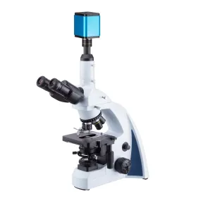 AmScope T670 Series Plan Infinity Trinocular Compound Microscope 40X-1000X Magnification with LED Koehler Illumination 1080p HDMI Camera