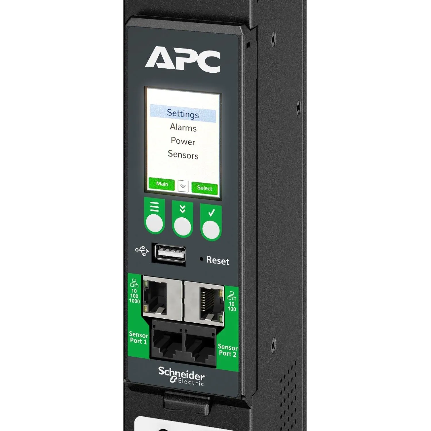 APC 3 phase | PDU | 240 V | 0U | 1.8 m | Black (APDU10450SM)