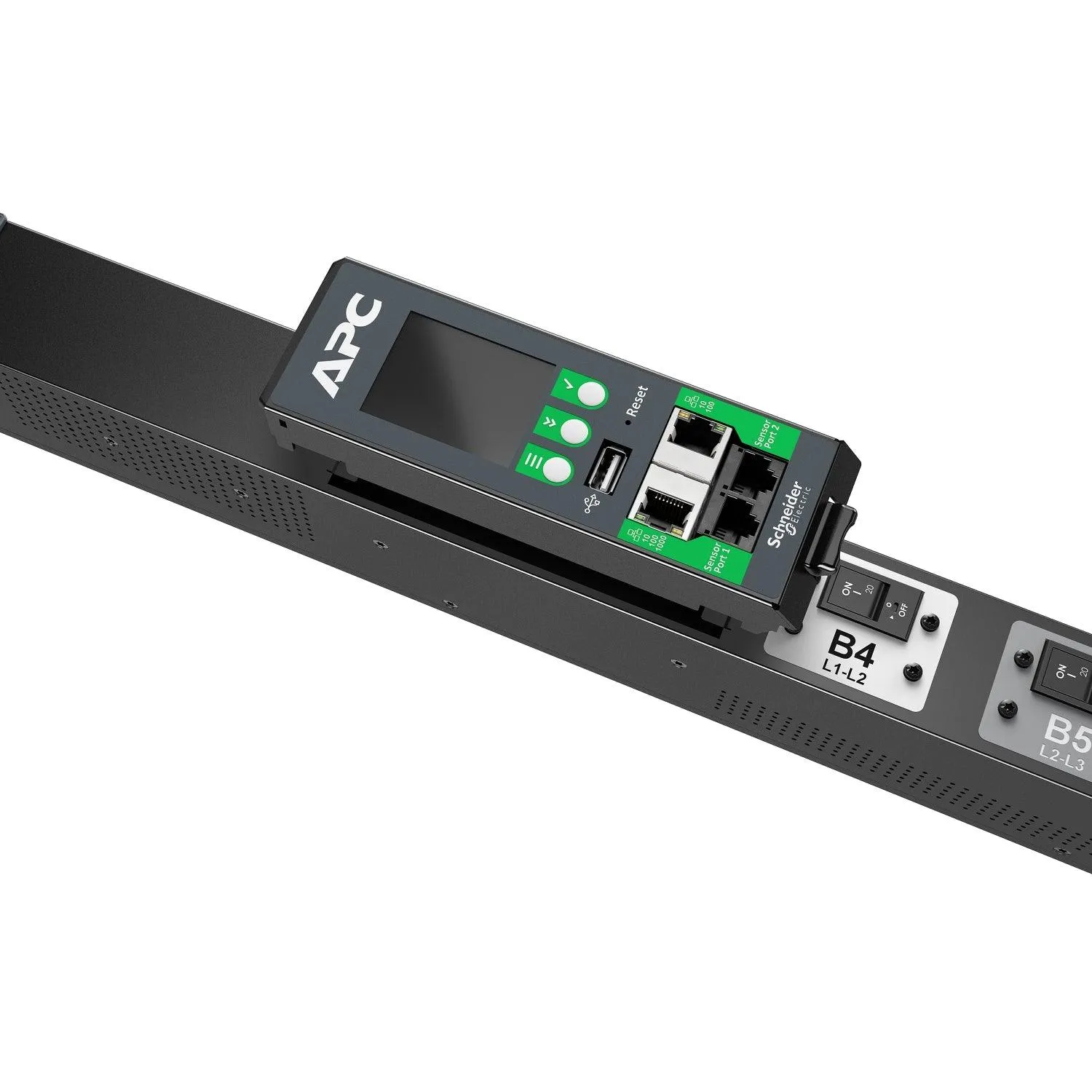 APC 3 phase | PDU | 240 V | 0U | 1.8 m | Black (APDU10450SM)