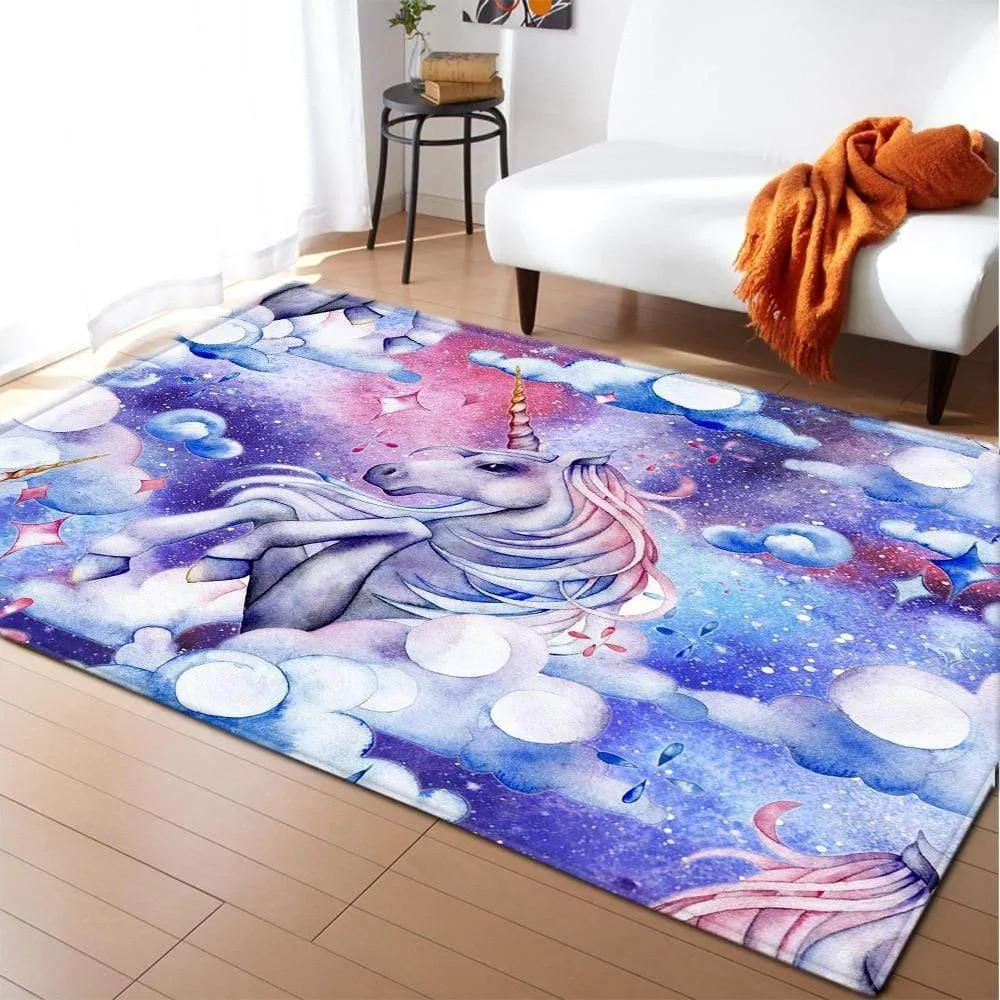 Artistic Unicorn Rug