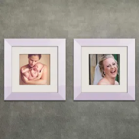 ArtzFolio Wall & Table Photo Frame D480 | Wall Photo Frame Collage for Living Room | Picture Frames Home & Wall Decoration | White | Set of 2 Units With Mat | With Back Stand | 6x6inch