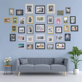 ArtzFolio Wall Photo Frame D396 | Wall Photo Picture Frames Home & Wall Decoration | Set of 36 Units | 4x6-10 Unit | 5x7-10 Unit | 6x6-4 Unit | 6x8-4 Unit | 6x10-4 Unit | 8x10-4 Unit