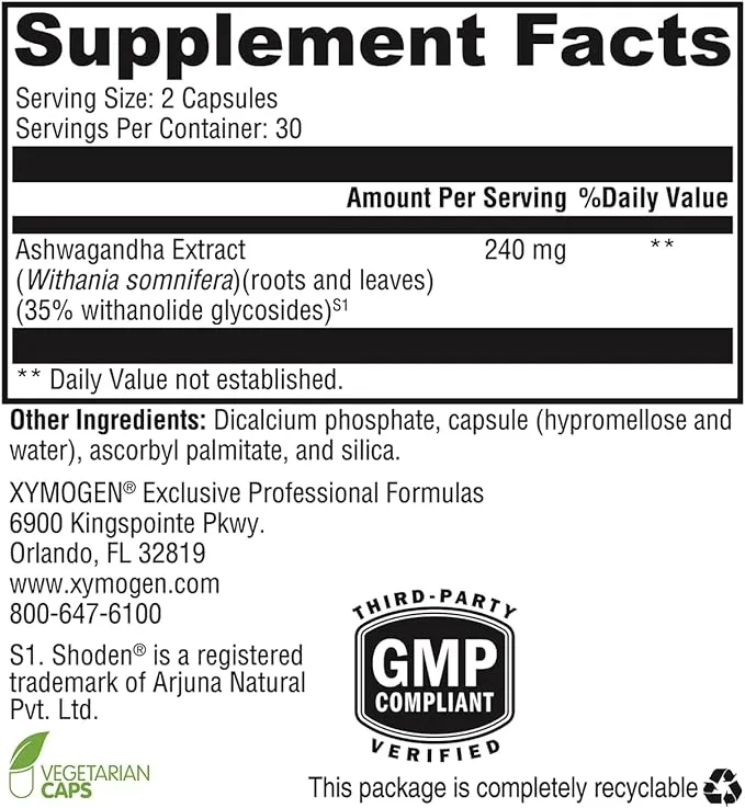 Ashwagandha 60 count