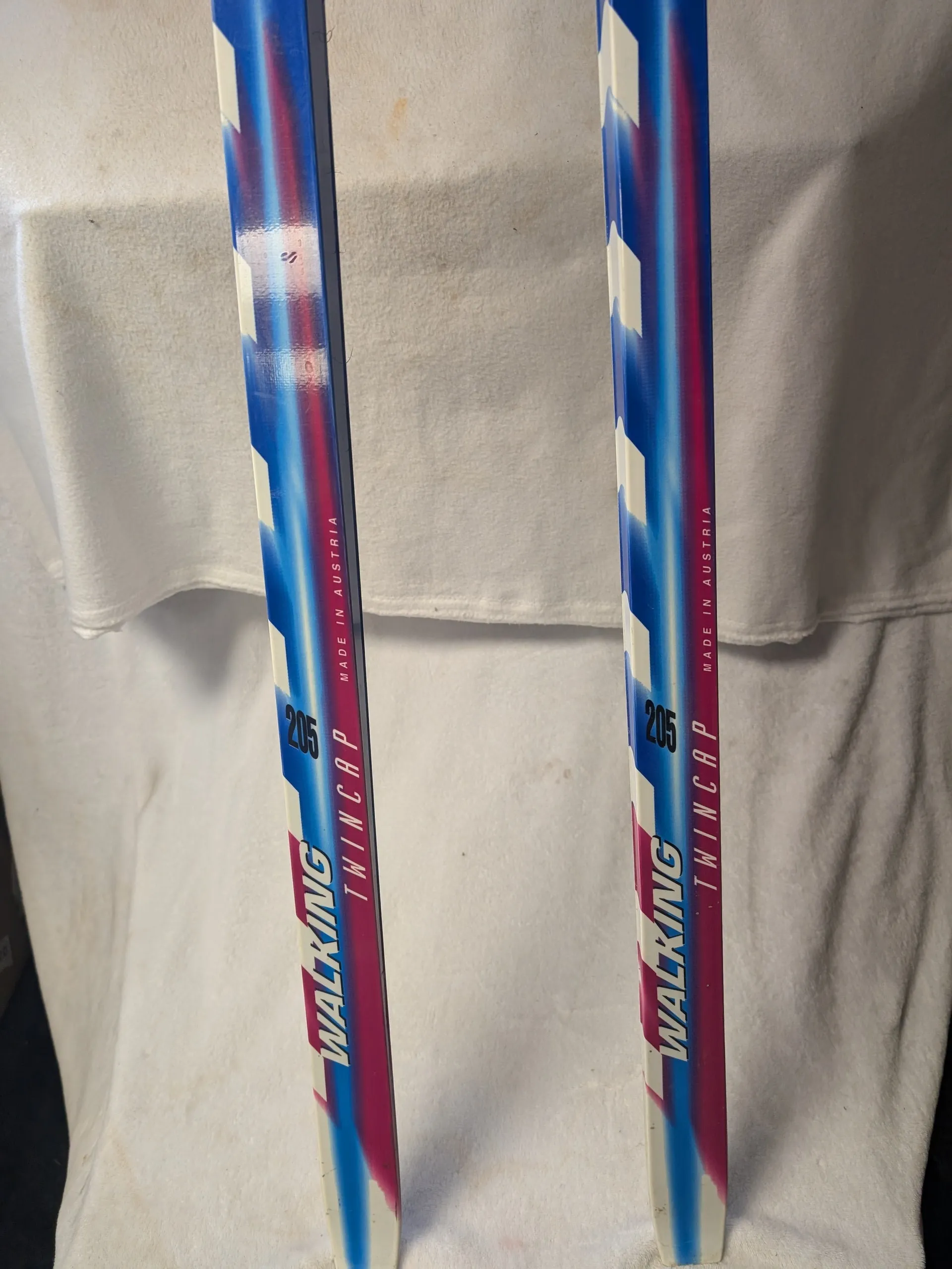 Atomic Walking Cross Country Skis No Bindings Size 205 Cm Color Blue New