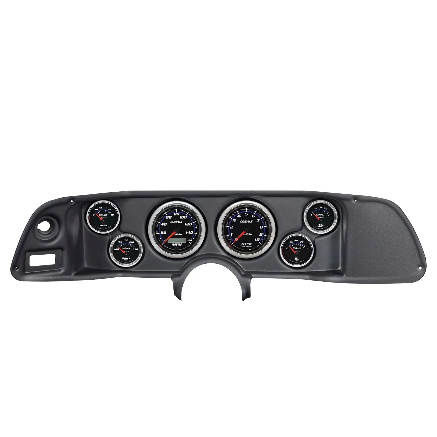 AutoMeter 7022-CB DIRECT FIT DASH KIT; CAMARO 70-78; TACH/MPH/FUEL/OILP/WTMP/VOLT; COBALT
