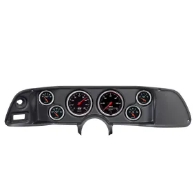 AutoMeter 7022-DB DIRECT FIT DASH KIT; CAMARO 70-78; TACH/MPH/FUEL/OILP/WTMP/VOLT; DESIGNER BLACK