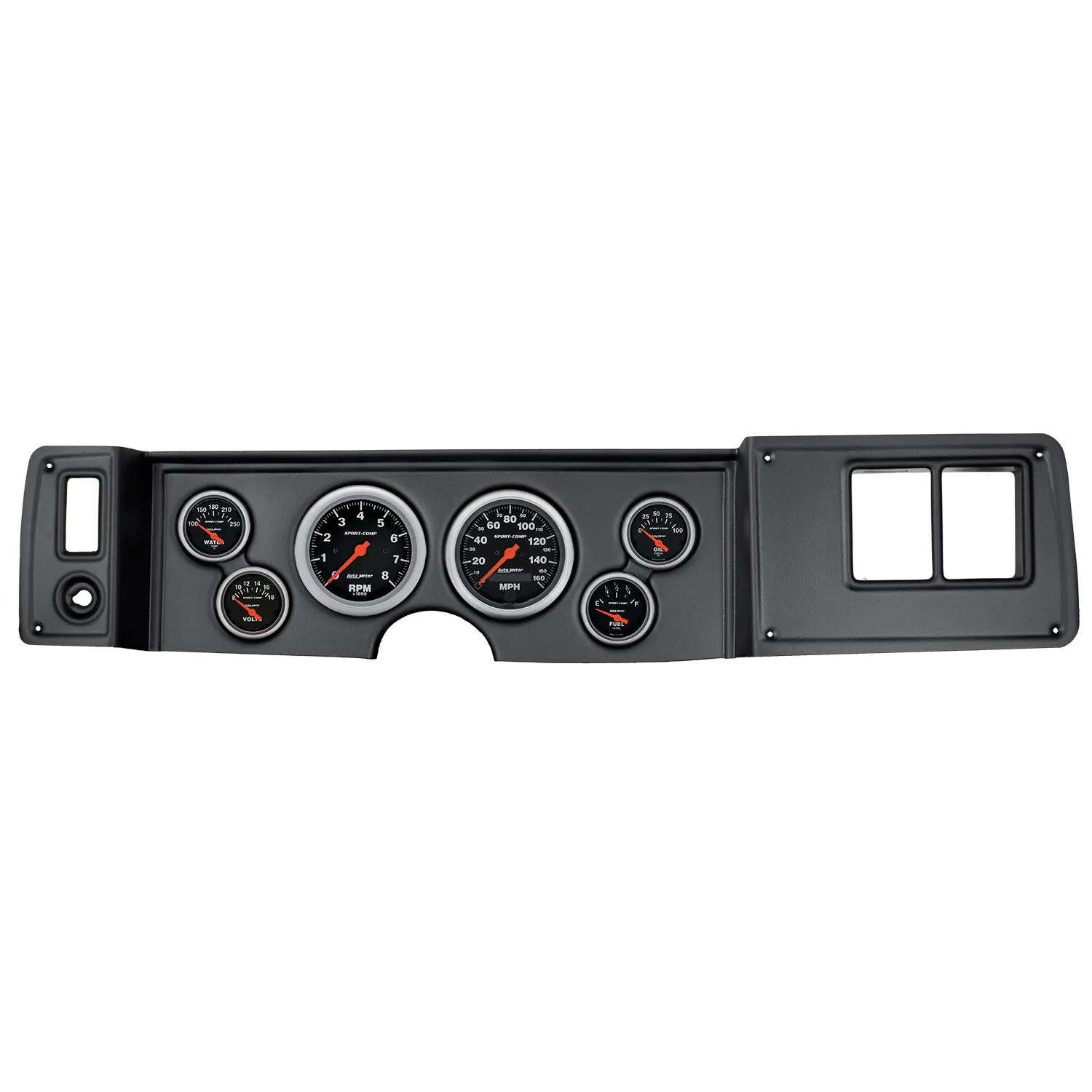 AutoMeter 7023-SC DIRECT FIT DASH KIT; CAMARO 79-81; TACH/MPH/FUEL/OILP/WTMP/VOLT; SPORT-COMP