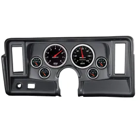 AutoMeter 7024-DB DIRECT FIT DASH KIT; NOVA 69-76; TACH/MPH/FUEL/OILP/WTMP/VOLT; DESIGNER BLACK