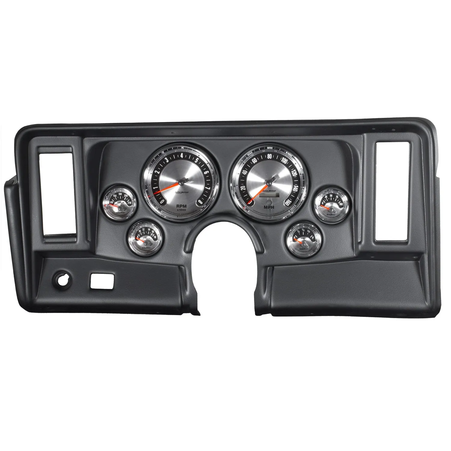 AutoMeter 7024 DIRECT FIT DASH KIT; NOVA 69-76; TACH/MPH/FUEL/OILP/WTMP/VOLT; AMERICAN MUSCLE