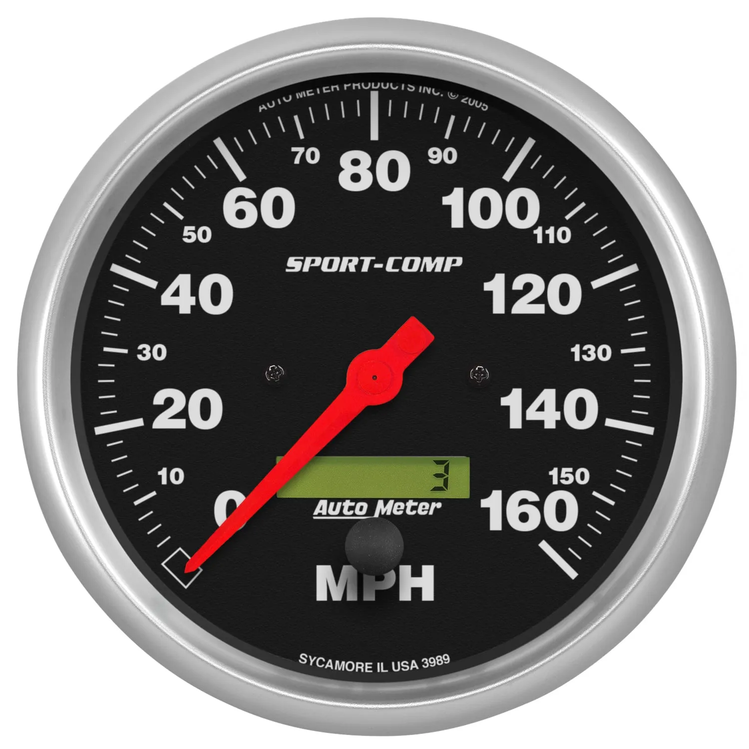 AutoMeter 7024-SC DIRECT FIT DASH KIT; NOVA 69-76; TACH/MPH/FUEL/OILP/WTMP/VOLT; SPORT-COMP