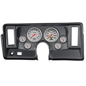 AutoMeter 7024-UL DIRECT FIT DASH KIT; NOVA 69-76; TACH/MPH/FUEL/OILP/WTMP/VOLT; ULTRA-LITE