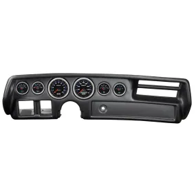 AutoMeter 7026-CB DIRECT FIT DASH KIT; CHEVELLE/ELCAMINO/MALIBU 70-72; RPM/MPH/FUEL/OILP/WTMP/BAT;