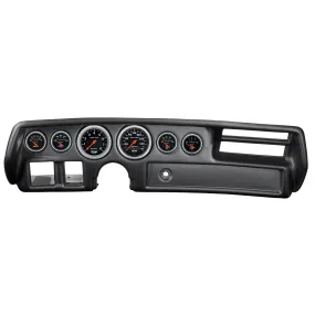 AutoMeter 7026-SC DIRECT FIT DASH KIT; CHEVELLE/ELCAMINO/MALIBU 70-72; RPM/MPH/FUEL/OILP/WTMP/VOLT