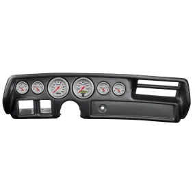 AutoMeter 7026-UL DIRECT FIT DASH KIT; CHEVELLE/ELCAMINO/MALIBU 70-72; RPM/MPH/FUEL/OILP/WTMP/VOLT