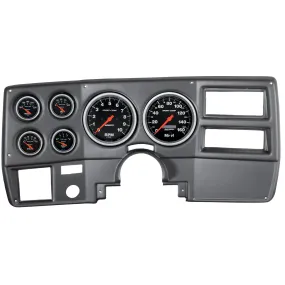 AutoMeter 7027-SC DIRECT FIT DASH KIT; CHEVY TRUCK/SUBURBAN 73-83; TACH/MPH/FUEL/OILP/WTMP/VOLT; S
