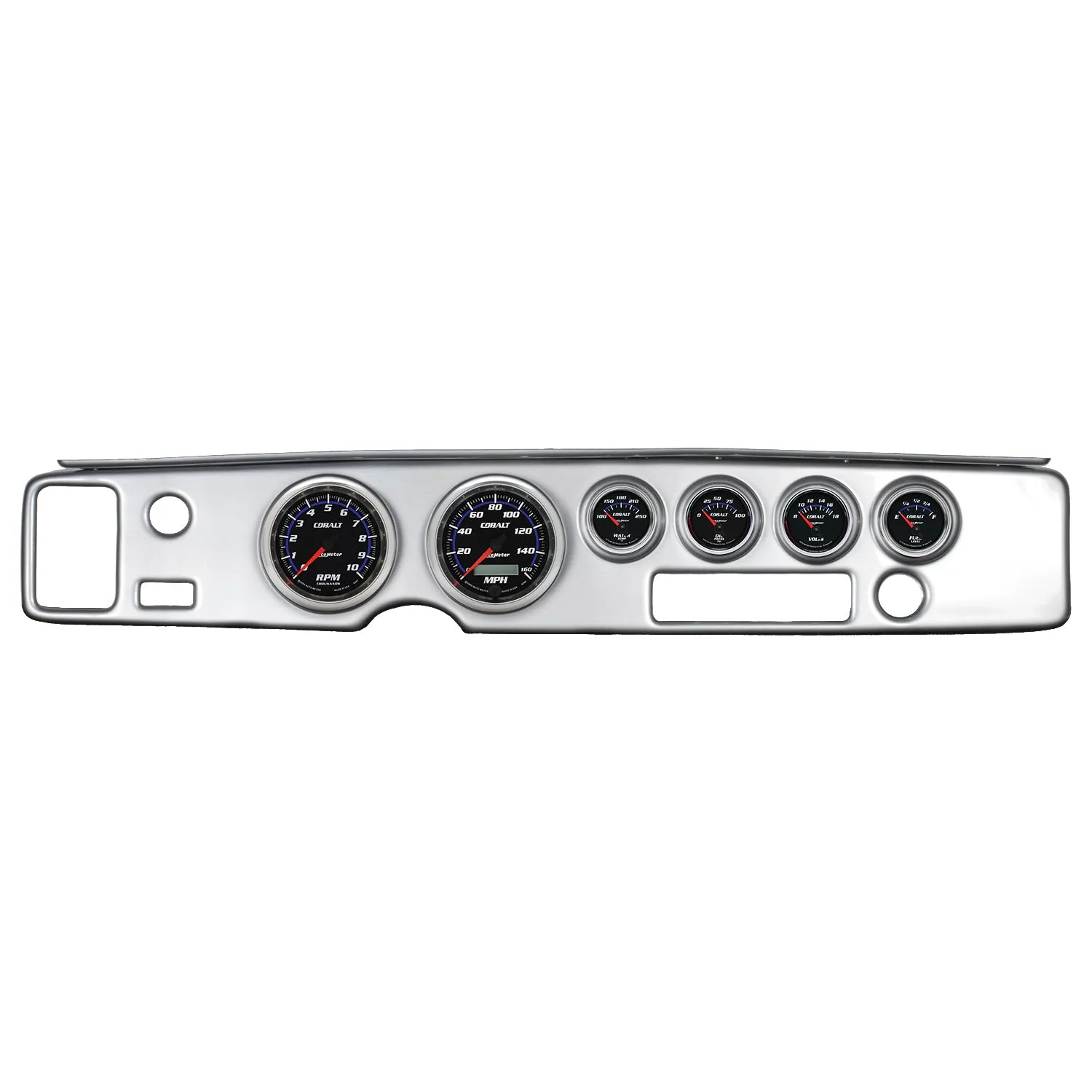 AutoMeter 7028-CB DIRECT FIT DASH KIT; FIREBIRD 70-81; TACH/MPH/FUEL/OILP/WTMP/VOLT; COBALT