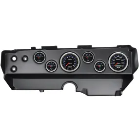 AutoMeter 7029-CB DIRECT FIT DASH KIT; EBODY/CUDA/CHALLENGER 70-74; TACH/MPH/FUEL/OILP/WTMP/VOLT;