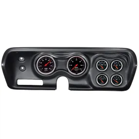 AutoMeter 7030-DB DIRECT FIT DASH KIT; BBODY/CHRGR/GTX/RDRNR/SAT 71-74; RPM/MPH/FUEL/OILP/WTMP/BAT