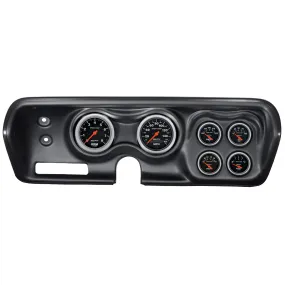 AutoMeter 7030-SC DIRECT FIT DASH KIT; BBODY/CHRGR/GTX/RDRNR/SAT 71-74; RPM/MPH/FUEL/OILP/WTMP/BAT