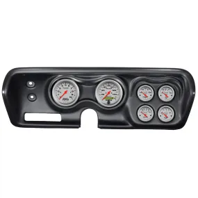 AutoMeter 7030-UL DIRECT FIT DASH KIT; BBODY/CHRGR/GTX/RDRNR/SAT 71-74; RPM/MPH/FUEL/OILP/WTMP/BAT