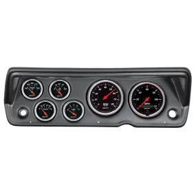 AutoMeter 7031-DB DIRECT FIT DASH KIT; ABODY/DUSTER/DEMON/DART 70-76; TACH/MPH/FUEL/OILP/WTMP/VOLT