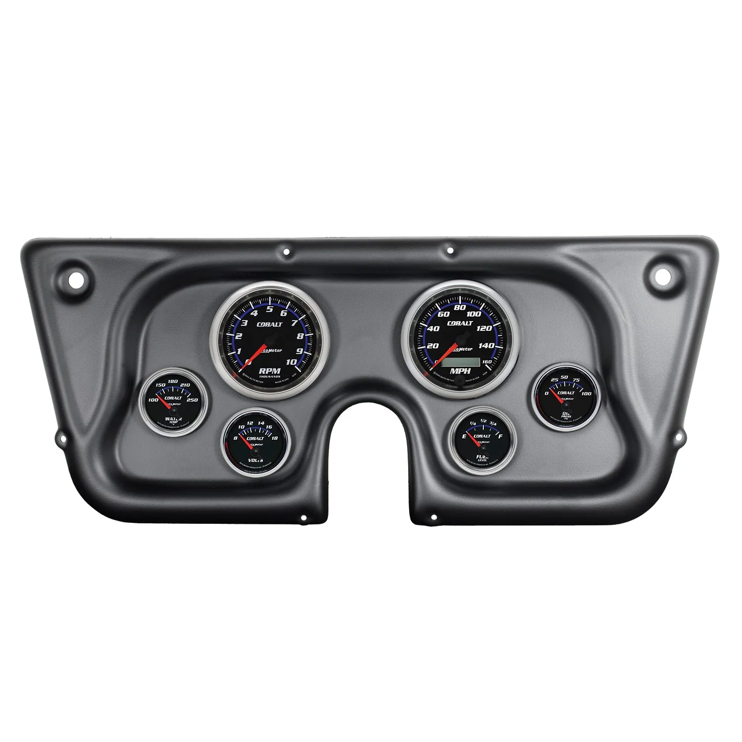 AutoMeter 7032-CB DIRECT FIT DASH KIT; CHEV TRK C/K/K5/SUBRBN 67-72; RPM/MPH/FUEL/OILP/WTMP/BAT; C