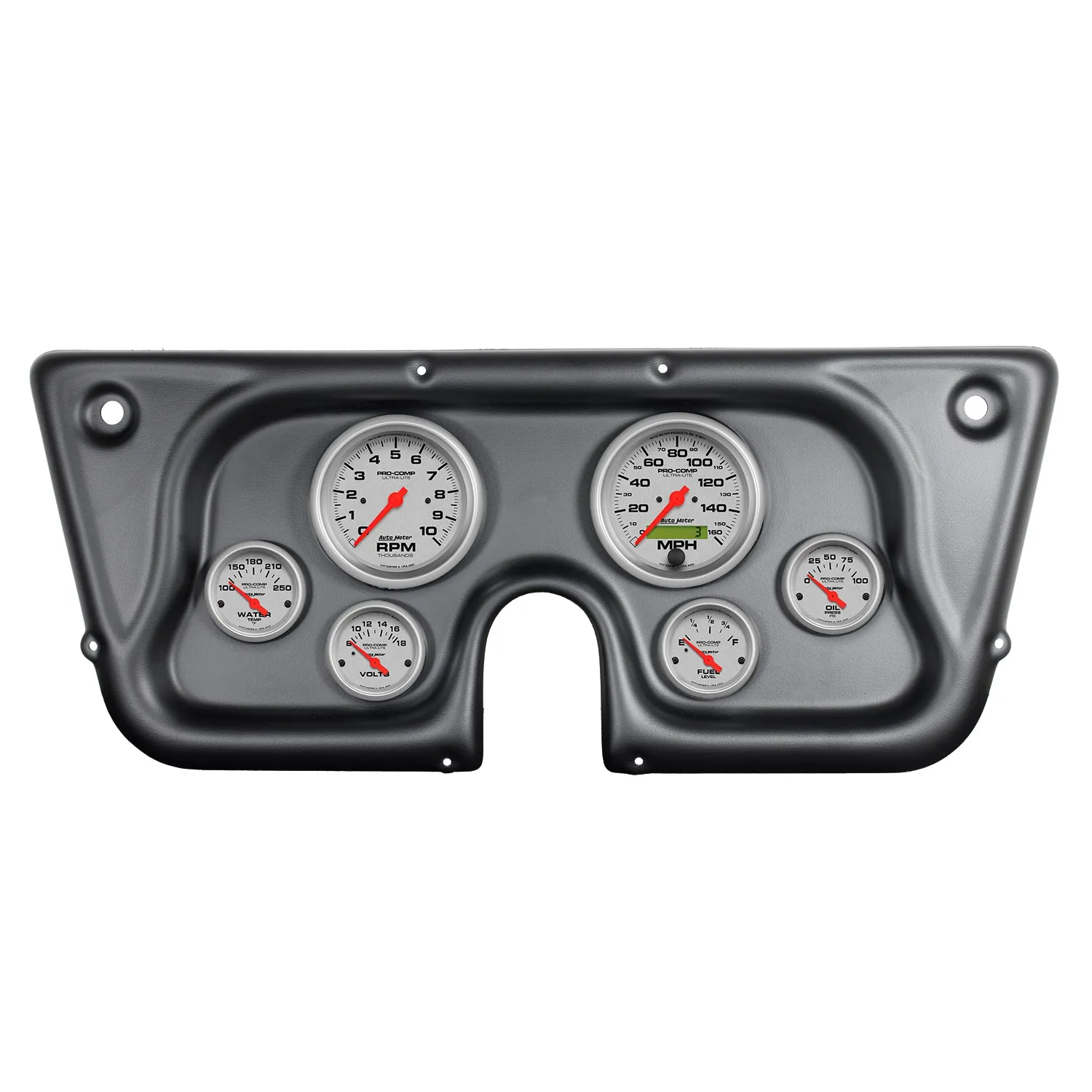 AutoMeter 7032-UL DIRECT FIT DASH KIT; CHEVY TRK C/K/K5/SUBRBN 67-72; TACH/MPH/FUEL/OILP/WTMP/VOLT