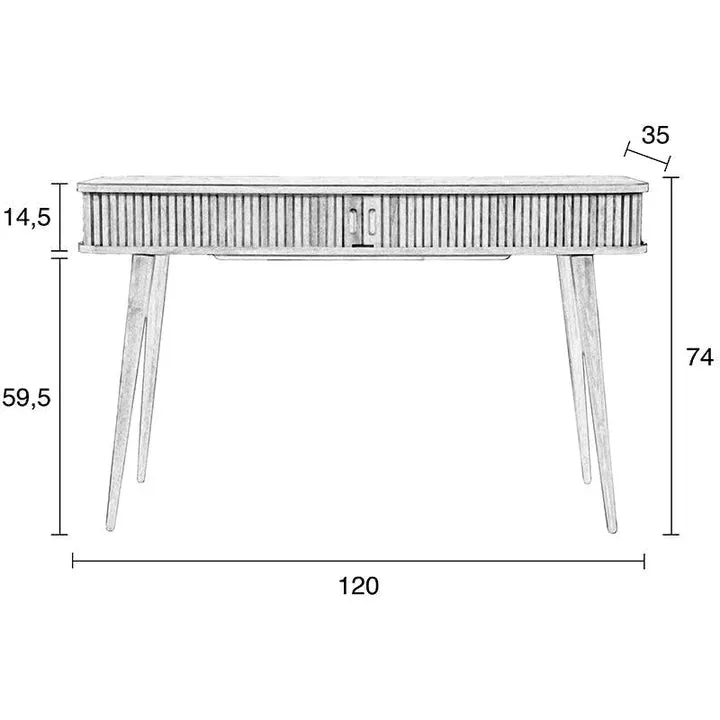 Barbier Console Table - Natural