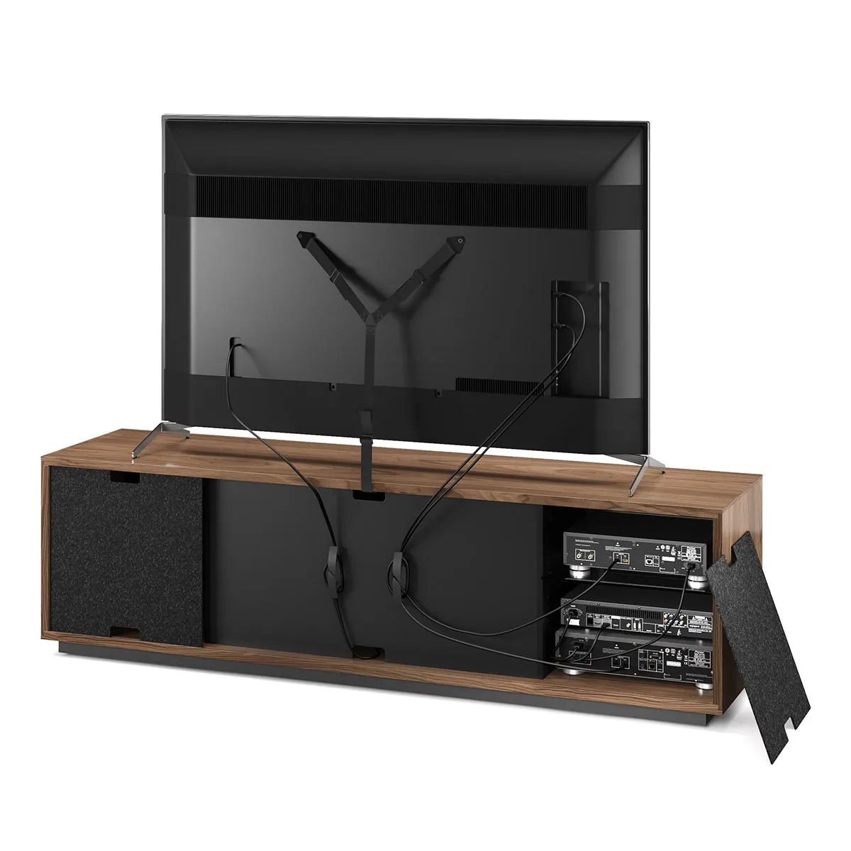 BDI Elements 8703 Tune Media Cabinet (Natural Walnut)