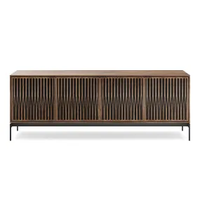 BDI Elements 8709 Tune Media Cabinet with Console Base (Natural Walnut)