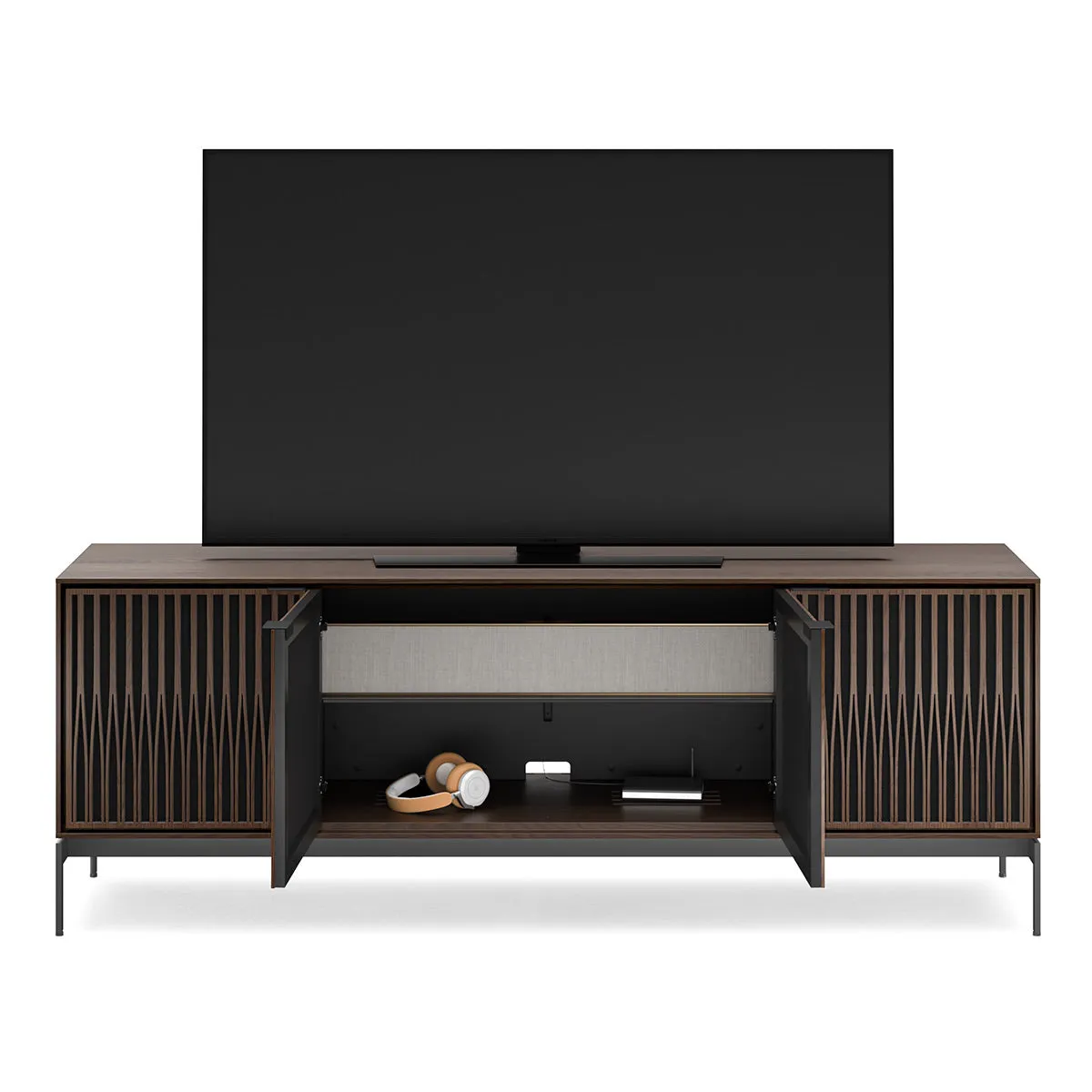 BDI Elements 8709 Tune Media Cabinet with Console Base (Toasted Oak)