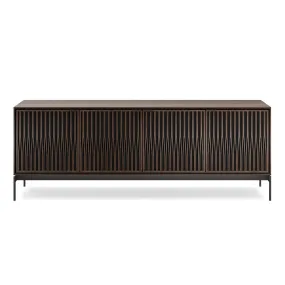 BDI Elements 8709 Tune Media Cabinet with Console Base (Toasted Oak)