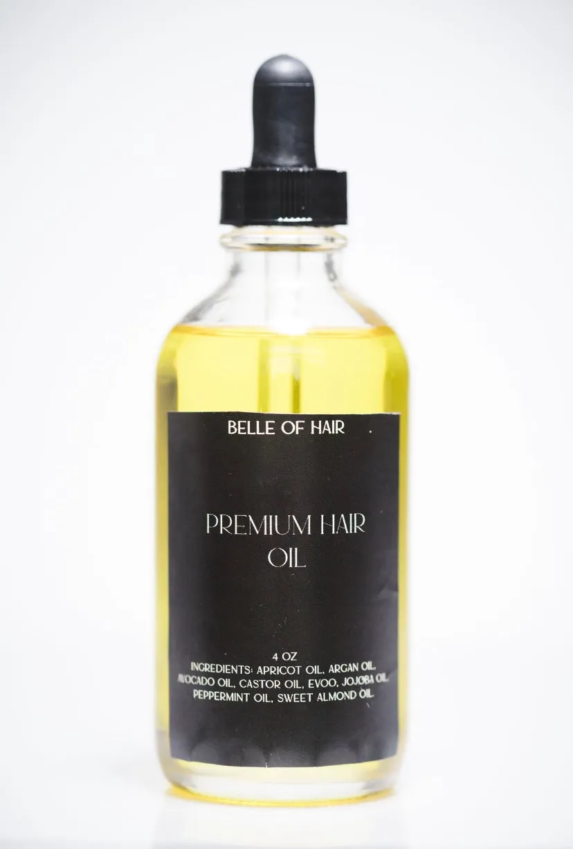 Belle of Hair Premium Hair Oil 4 Oz.