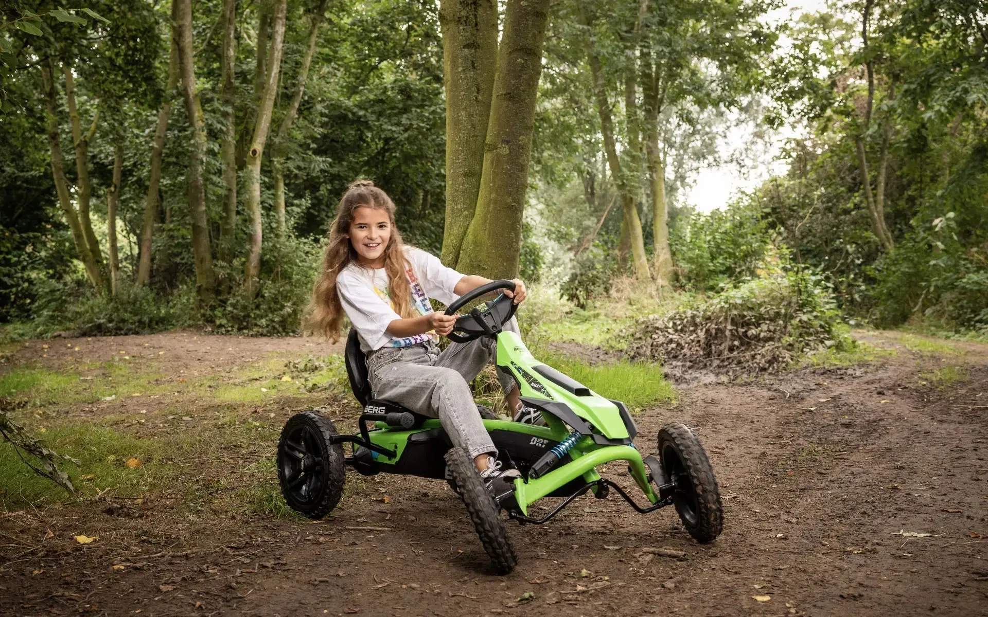 BERG Rally DRT Green Go Kart
