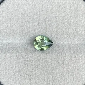 bi coloured parti sapphire 1.51 crt ocean Green Sapphire, mint colored gemstones, dark green stone jewelry