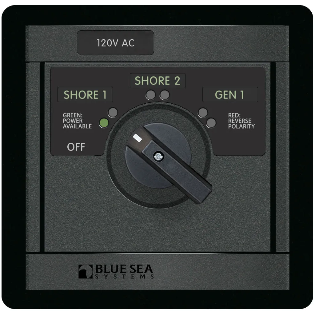 Blue Sea 120V AC Rotary Panel