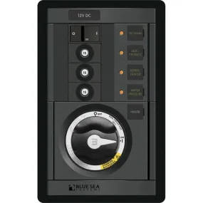 Blue Sea 1408 M-Series Dual Circuit Plus, Main   3 Positions CLB Vertical [1408]