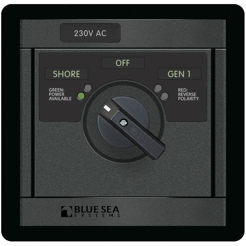 Blue Sea 230V AC Rotary Panel
