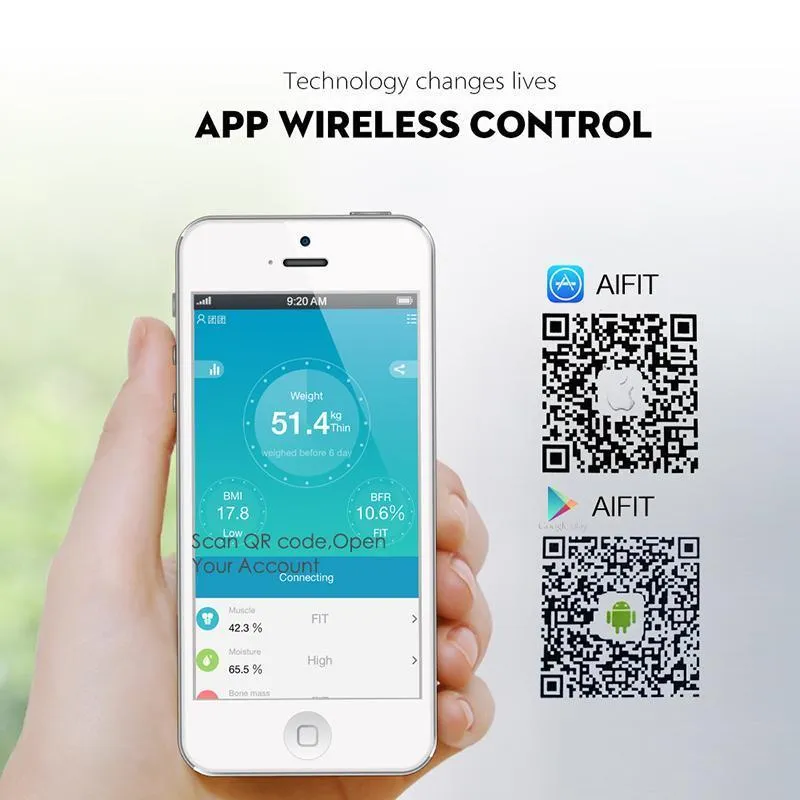 Bluetooth Digital Body Scale