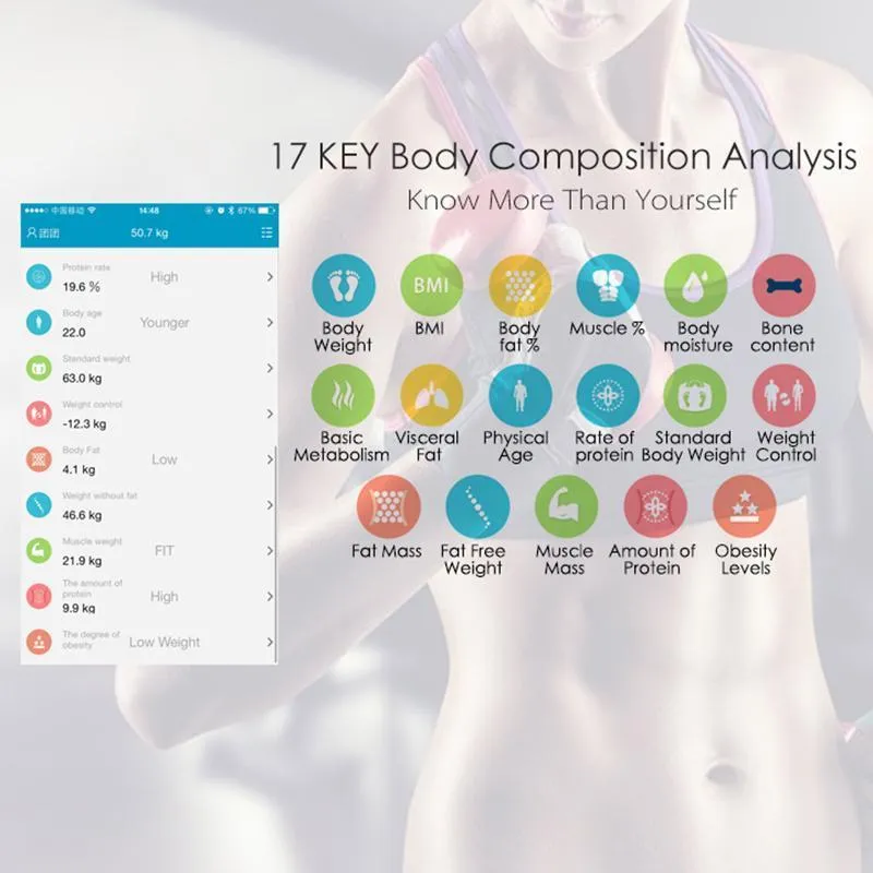 Bluetooth Digital Body Scale
