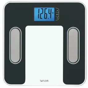 Body Composition Scale, Black with Stainless Steel Accents