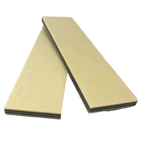 Bone Paper Micarta w/ Double BLACK Lines- 1/4" x 1.5" x 5"