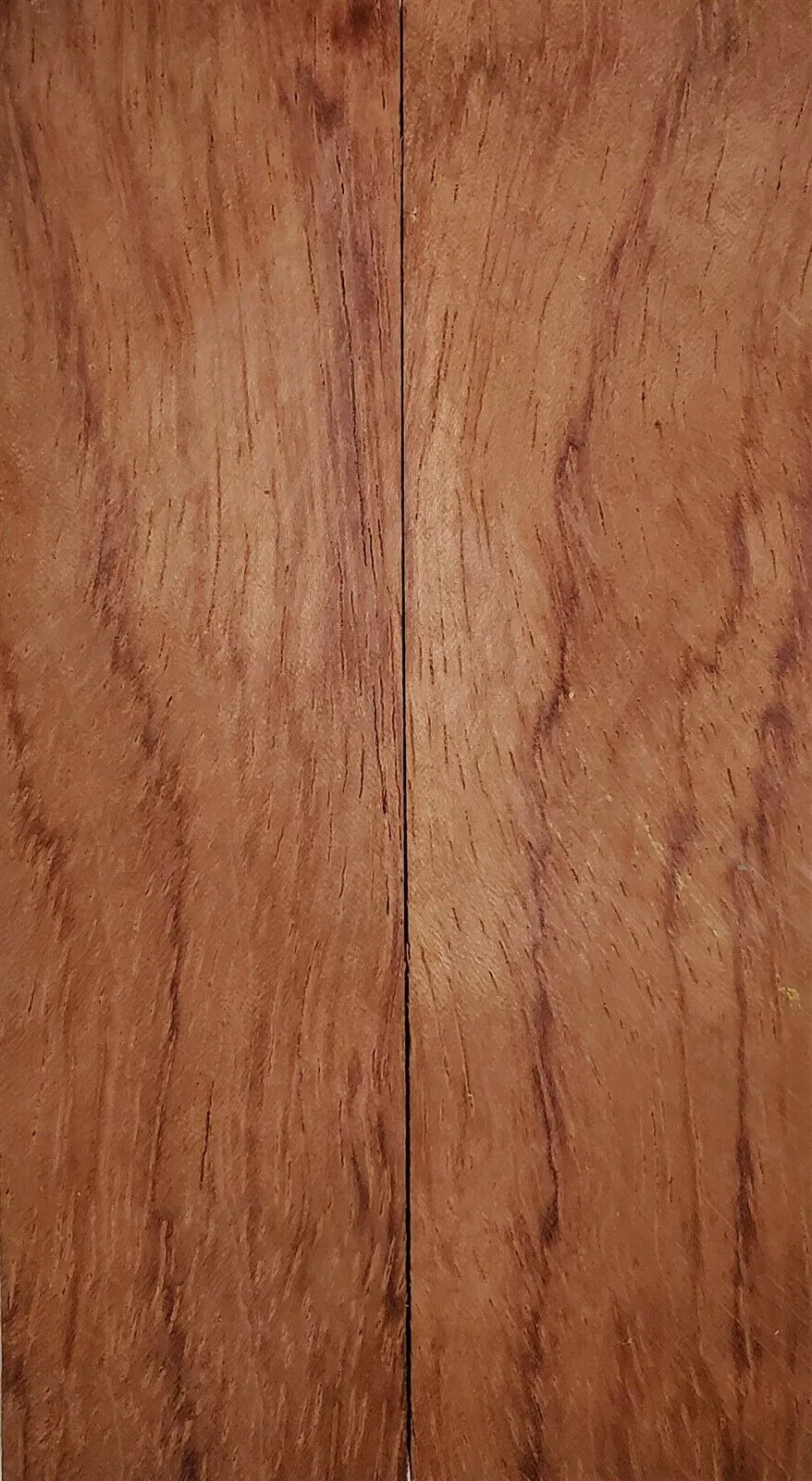 Bubinga Figured (2 pc) Knife Scaless 3/8" x 1 1/2" x 6" - (30)