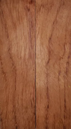 Bubinga Figured (2 pc) Knife Scaless 3/8" x 1 1/2" x 6" - (30)