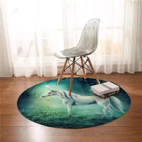 Butterfly Unicorn Rug