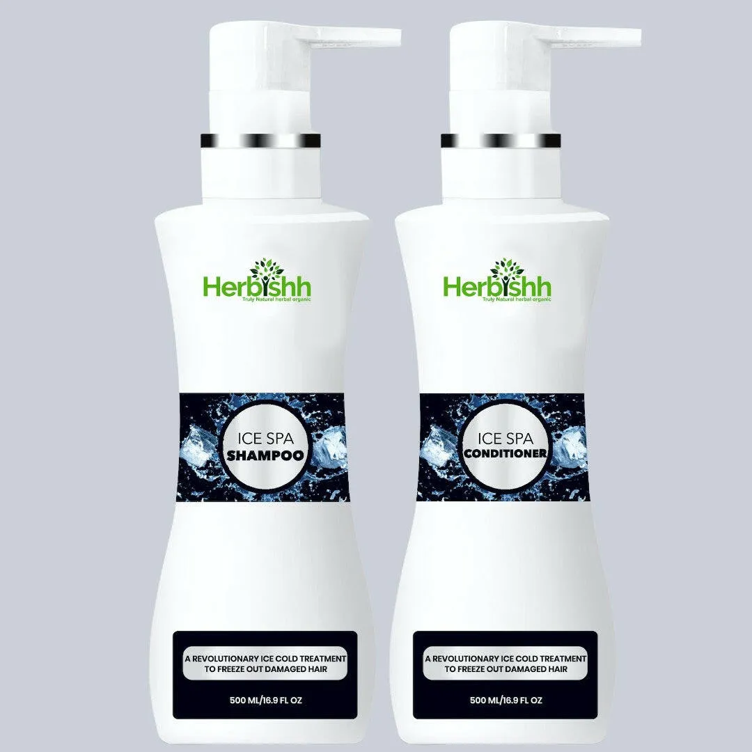 Buy 3 Ice Spa Hair Shampoo & Conditioner Set Get 2 Flower oil free - Herbishh